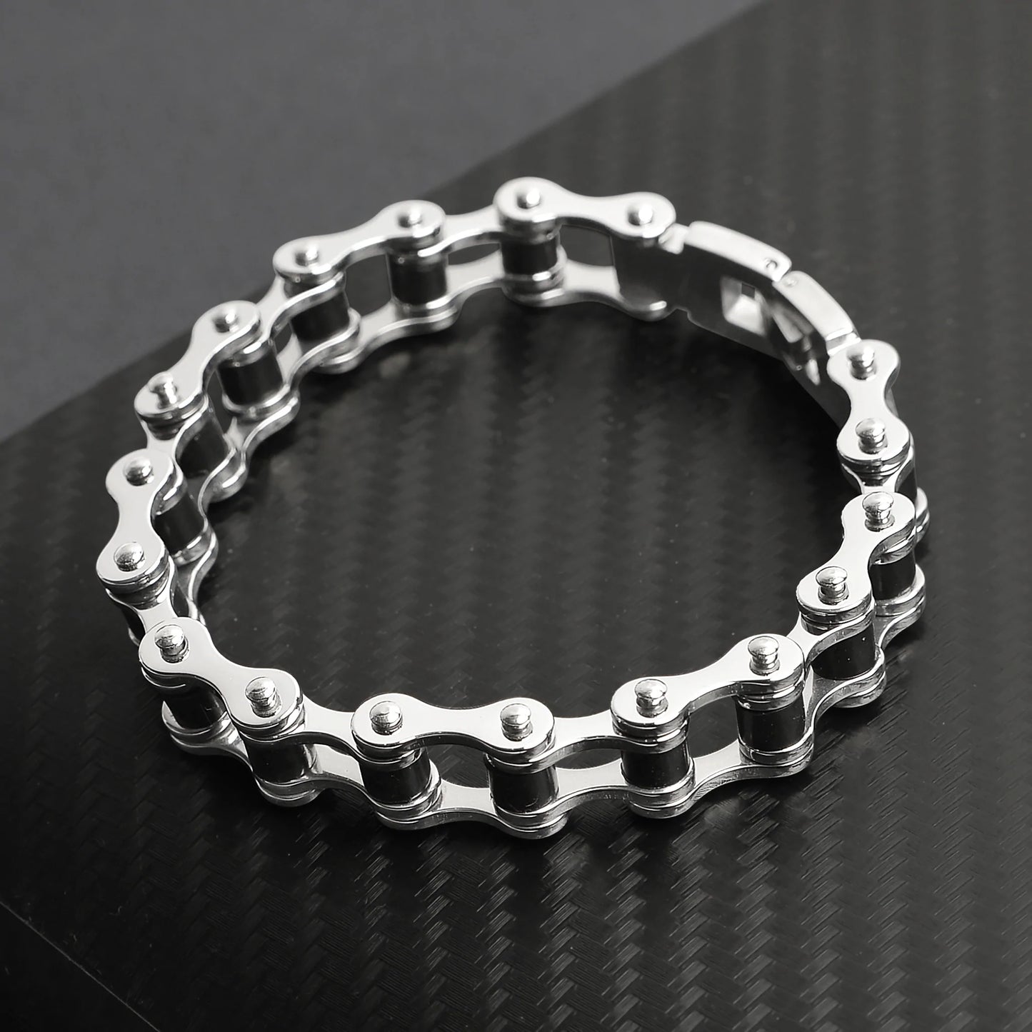 Bike Chain Bracelet- Black